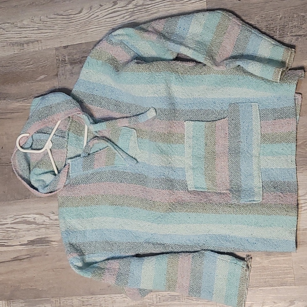 Mexican Pullover Baja poncho